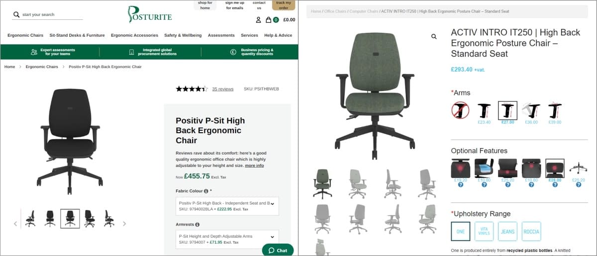 Posturite office chair hot sale