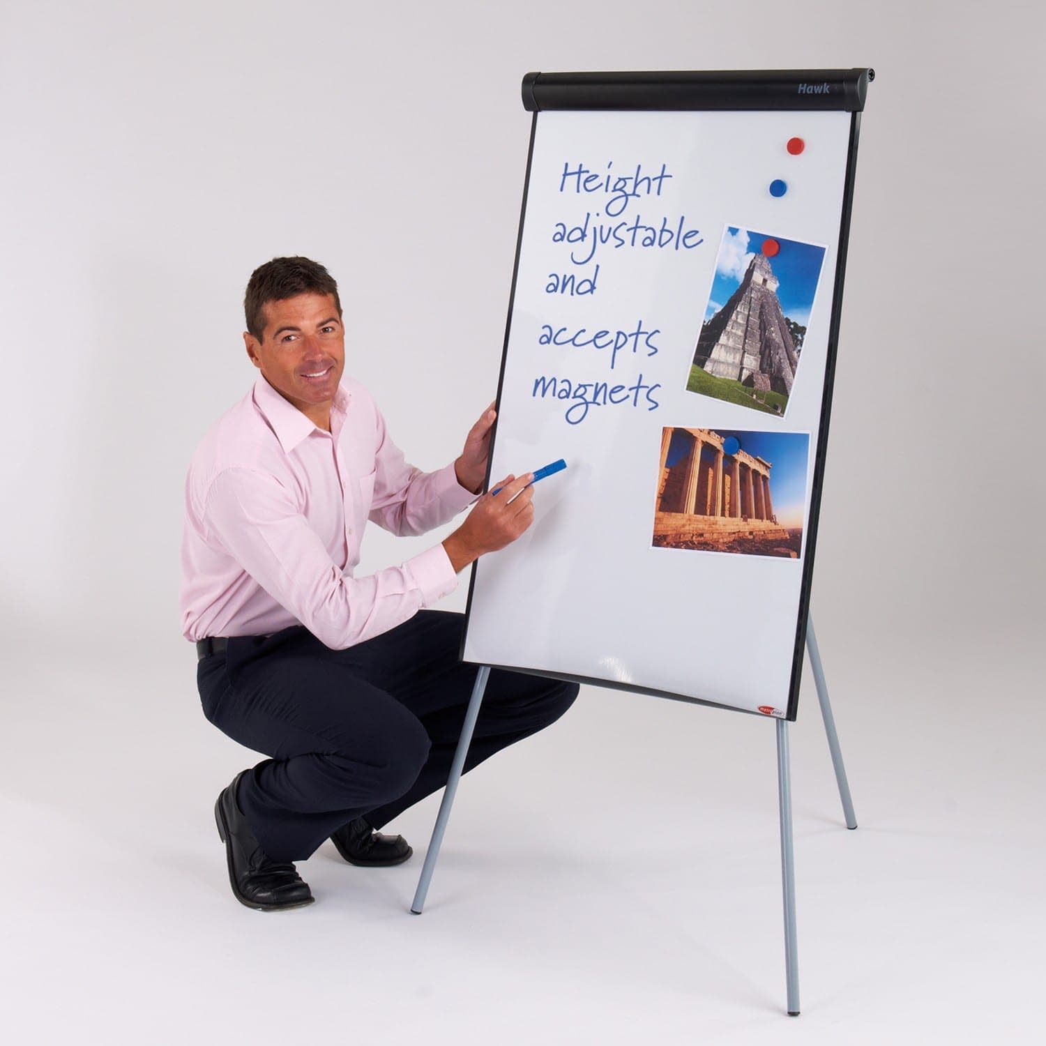 Ultramate Magnetic Loop Leg Flip Chart Easel