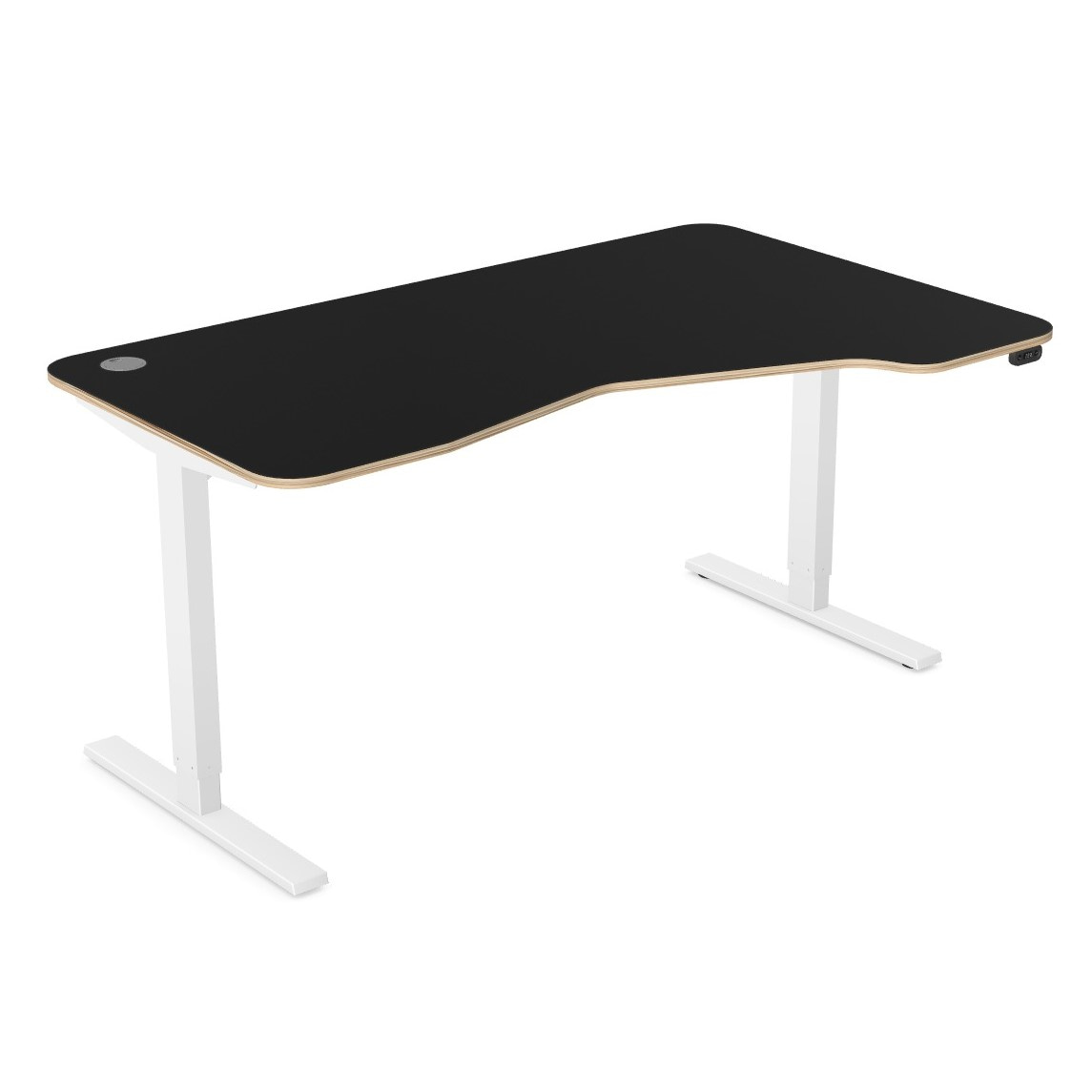 White gaming online corner desk