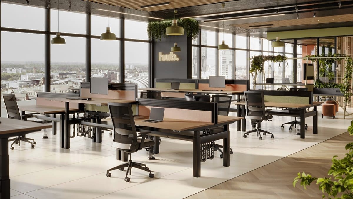 Top 5 Office Design Trends For 2024 Future Proof Your Office   Open Plan Office Space Office Trends Hawk 