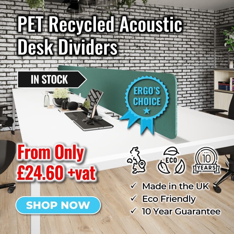 Recycled PET Acoustic Office Desk Dividers Mobile Banner