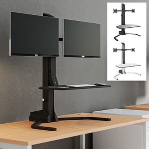 Xtend Dual Monitor Stand Up Desk Converter