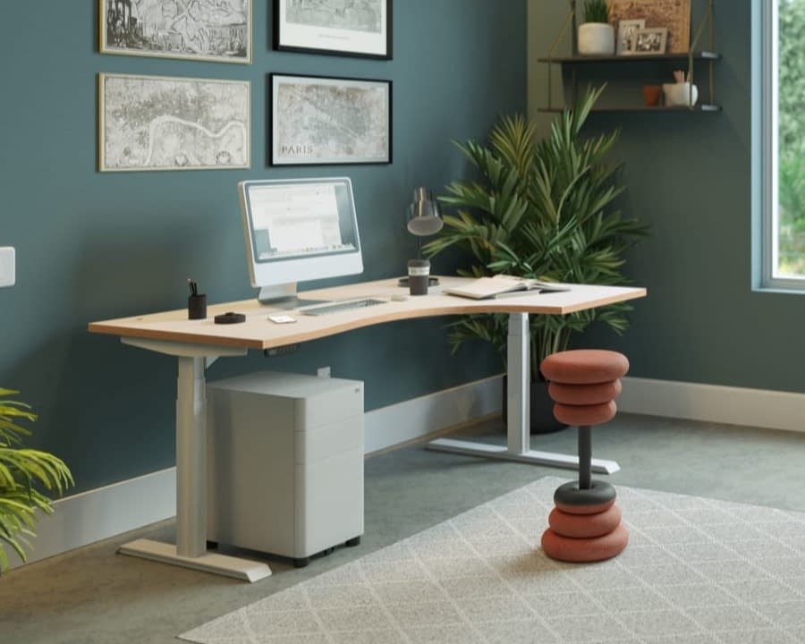 Height Adjustable Corner Desk Room 5 4